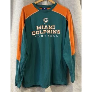 Vintage Miami Dolphins 90s Reebok Long Sleeve Size‎ Medium